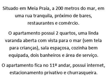 Apartamento Confortável Em Meia - 200 Metros Da Itapema